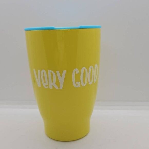 Stainless Steel Wine Tumbler 12 oz Yellow Tabitha Brown for Target - Picture 2 of 6